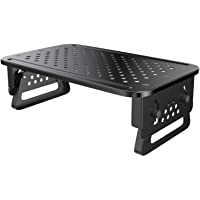 ATUMTEK Soporte Elevador para Monitor con 3 Alturas Regulable- [Aluminio Aeronáutico] Soporte Monitor Mesa con…